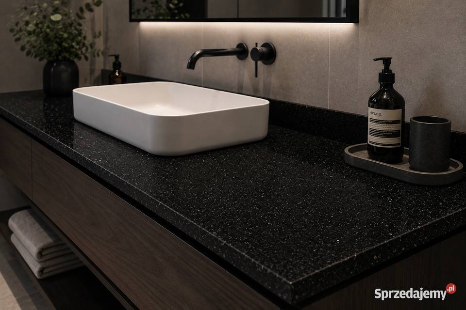 Blaty kuchniałazienka schody parapety czarny sprzedam