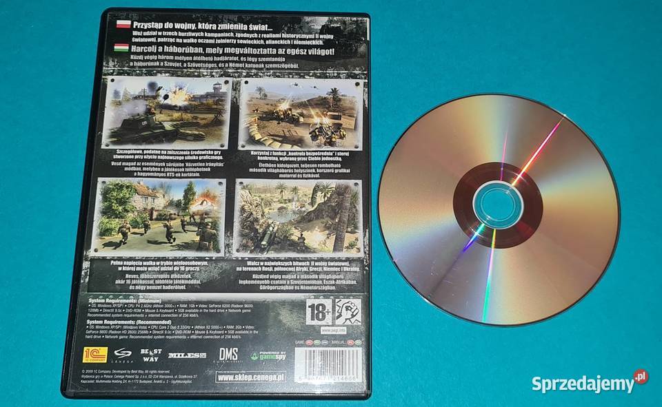 Men Of War Gra na PC Retro 2009r sprzedam