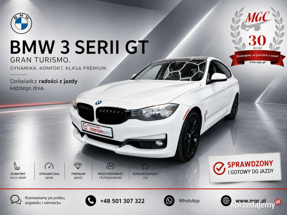BMW 3GT BMW 3GT 328i xDrive F34 20132021 lakier metallic Łaziska Górne