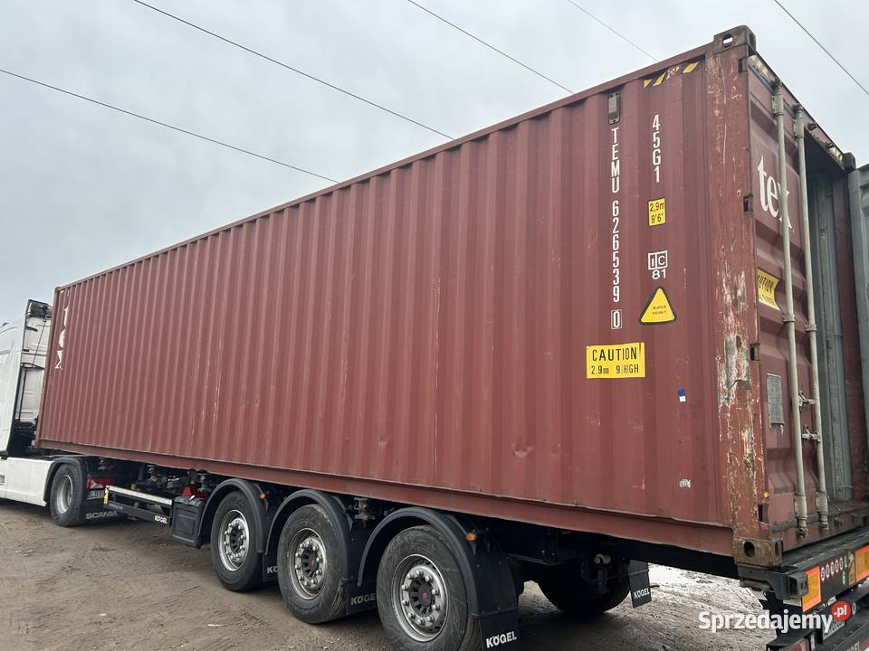 Kontener magazynowy 40HC używany 12 m małopolskie Kraków