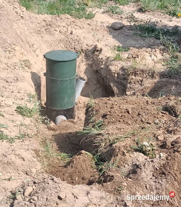 Montaż odwodnienia domu drenażu Wąsosze