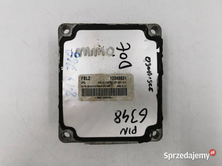 Sterownik Silnika Opel Astra G 16 16v 12249831 Wyszków