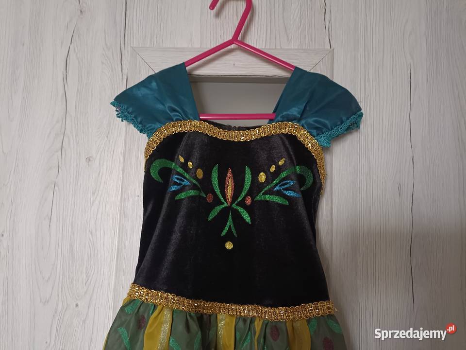 Strój karnawałowy Anna Kraina Lodu 100 pomorskie Kwidzyn