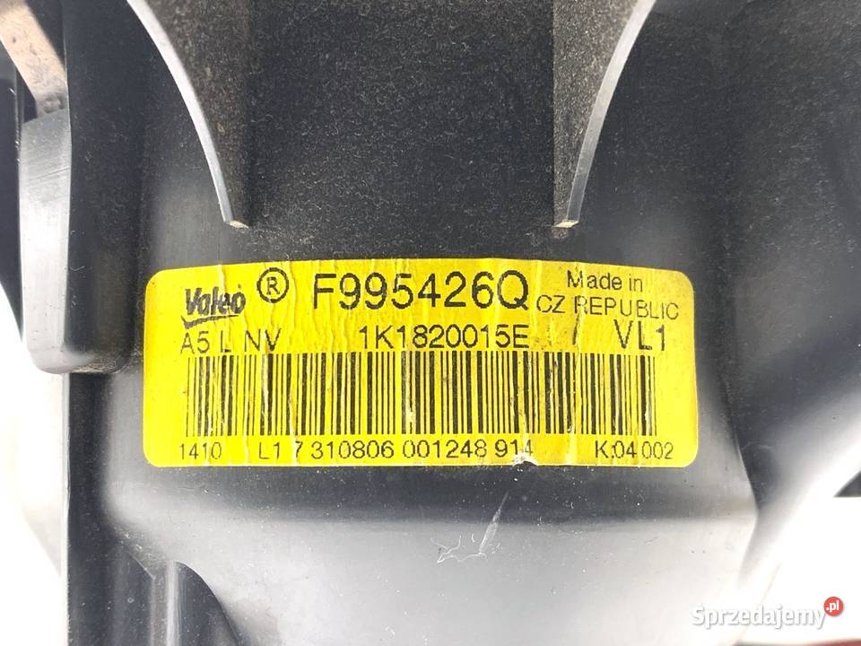 DMUCHAWA NAWIEWU AUDI A3 8P 1K1820015E podkarpackie