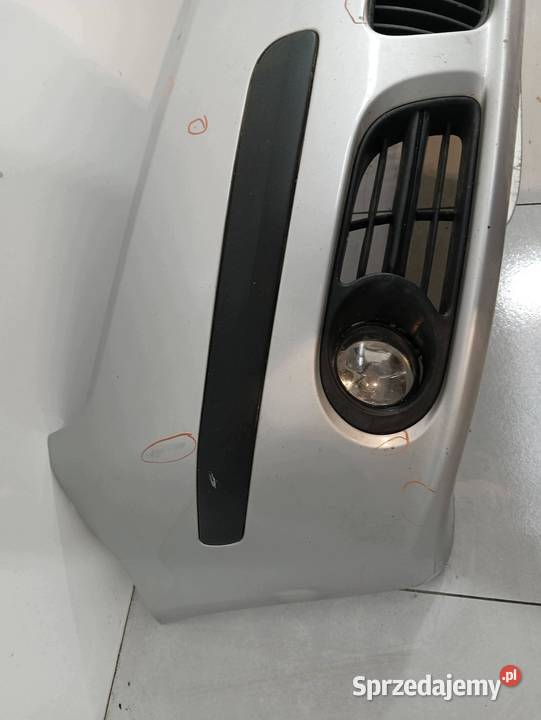 ZDERZAK PRZÓD HALOGENY LIFT SREBRNY Skoda Fabia