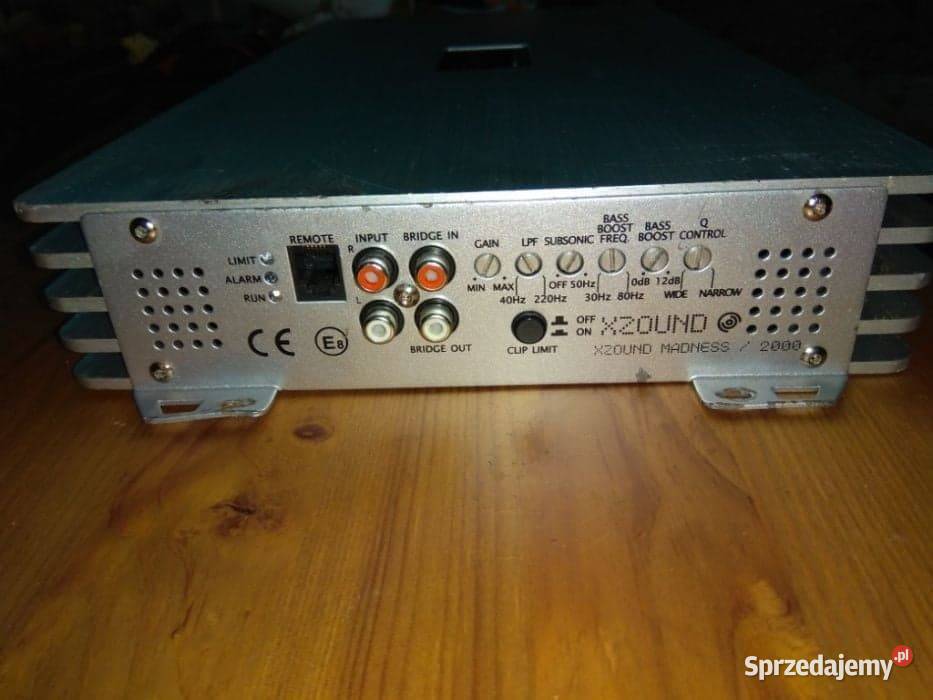 Wzmacniacz Xzound Madness x2000 Monoblock Ilość kanałów 1 Wzmacniacze podkarpackie