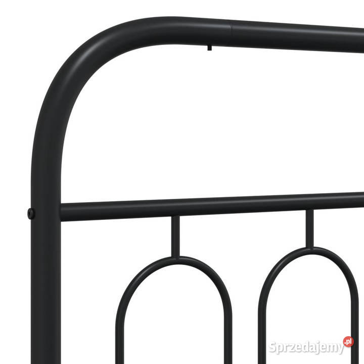 Metalowa rama łóżka z wezgłowiem i zanóżkiem 207cm Warszawa