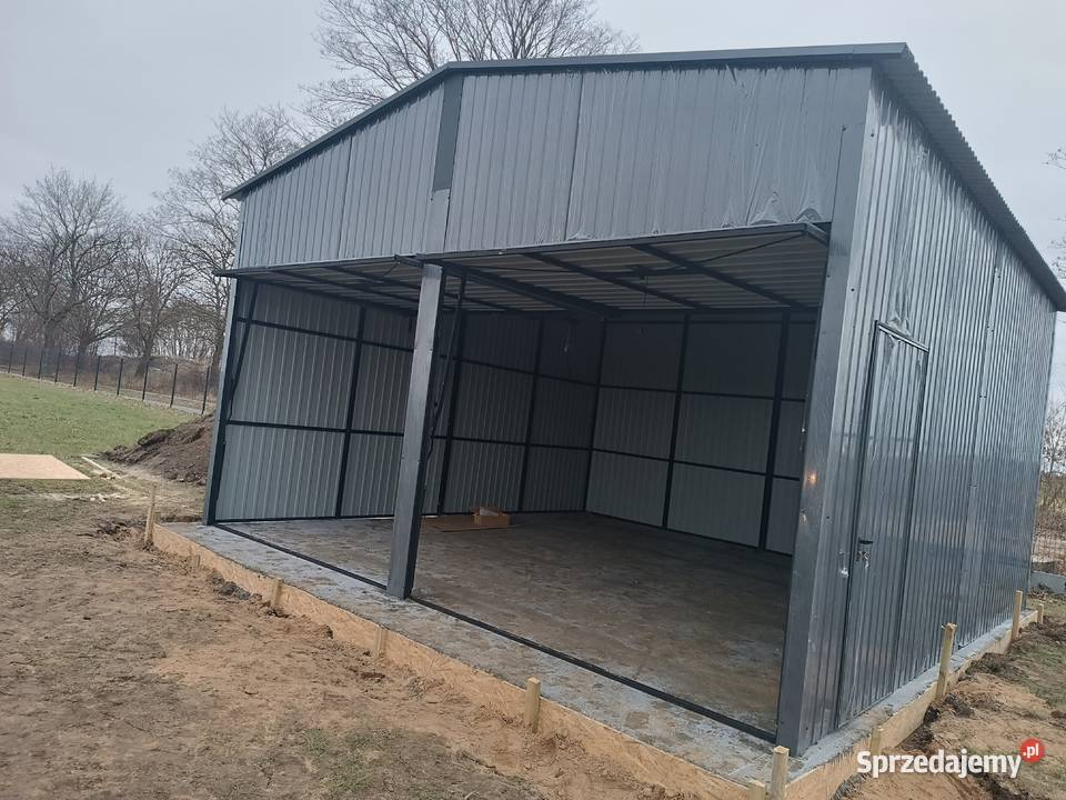 Garaż Blaszany Grafitowy PRODUCENT Niskie Ceny blacha dolnośląskie Legnica sprzedam