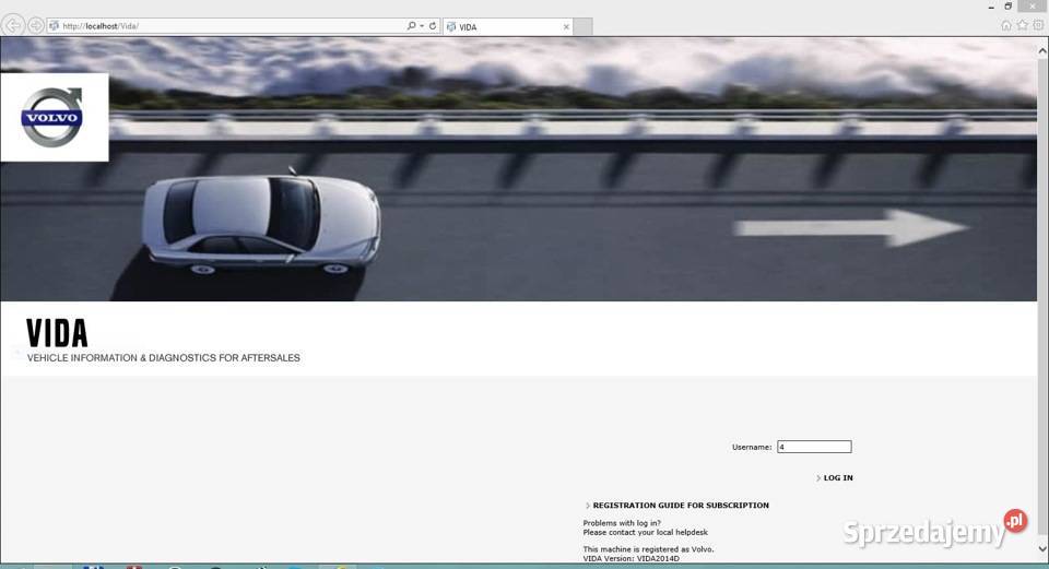 TESTER VOLVO VIDA DICE SERWISÓWKA 2025 Laptop Jasło