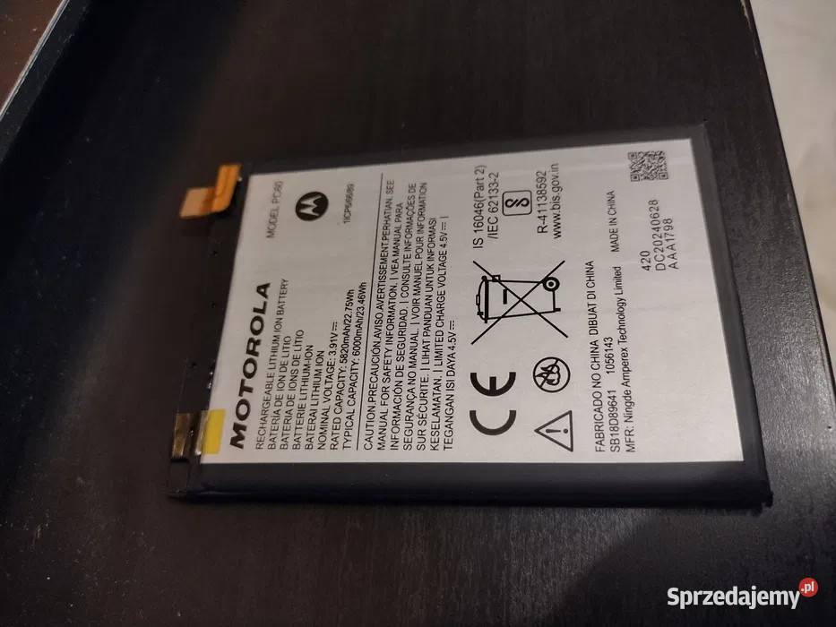 motorola g54 oryginalna bateria 6000mAh Lubartów