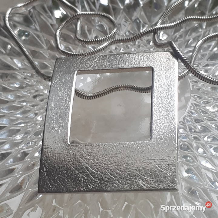 Naszyjnik damski srebro szczotkowane Zgierz