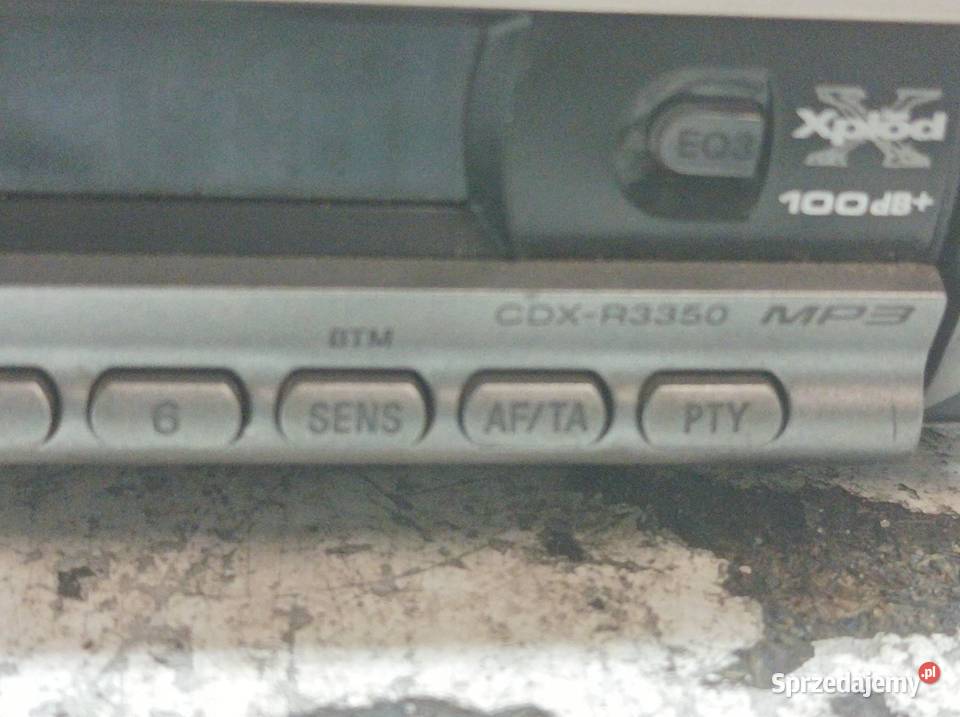 RADIO SONY CD CDXR3350 Opel Astra II 19982009 G świętokrzyskie