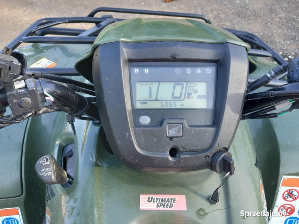 Quad Honda TRX 500 Foreman 2012r 4x4 pług do podkarpackie Zarszyn