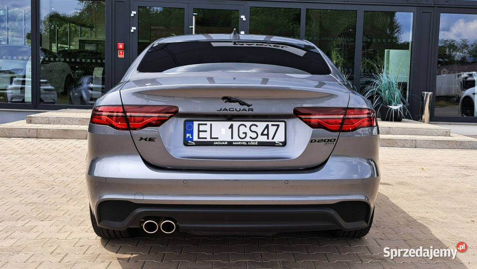 Jaguar XE 20D I4 204 AWD Auto SE 2023 EigerGrey asystent pasa ruchu Łódź sprzedam