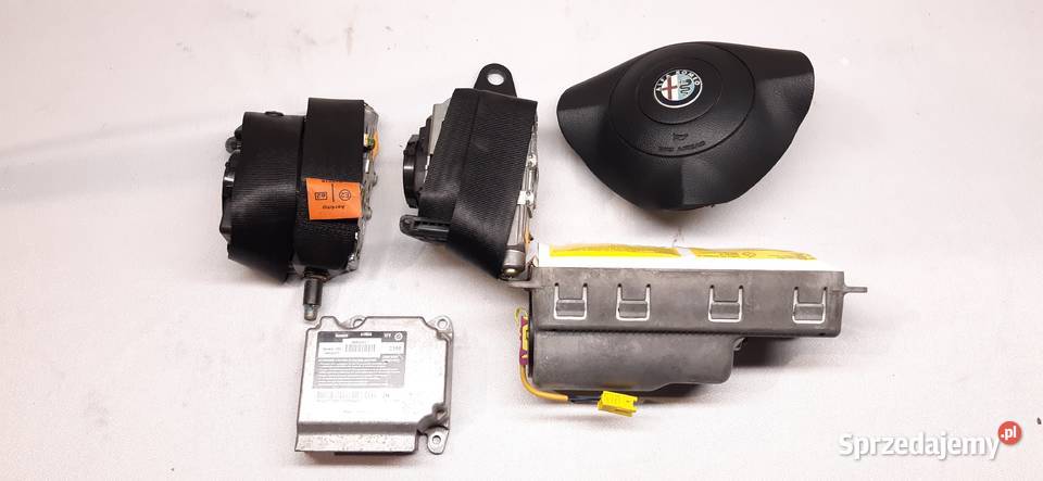 ZESTAW PODUSZEK AIRBAG PASY SENSOR ALFA 147 156 Mielęcin