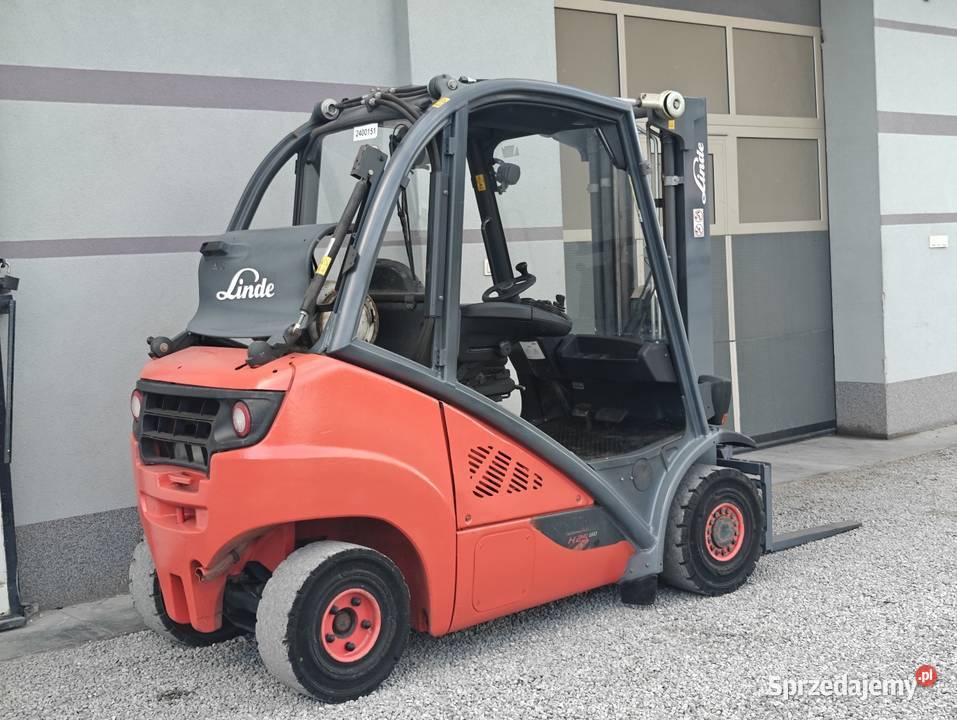 Wózek widłowy Linde H25T02 Evo Triplex 49m 2016r gaz Sandomierz sprzedam