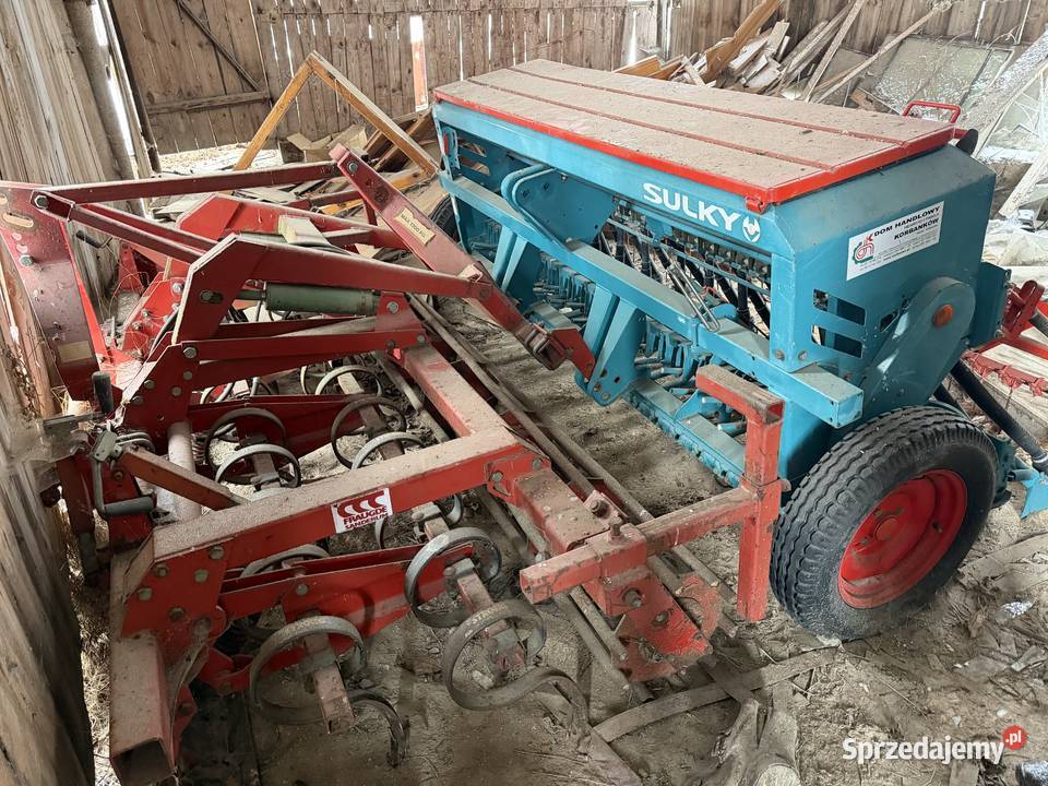 Zestaw uprawowo siewny kverneland Sulky tramline Maszyny rolnicze Janów Lubelski