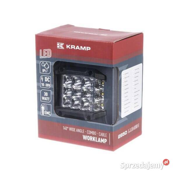 Lampa robocza LED kwadratowa 30W 2850 lm 1030V Kamionna