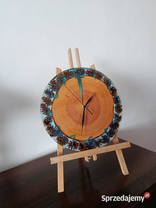 Zegar z drewna Katowice sprzedam