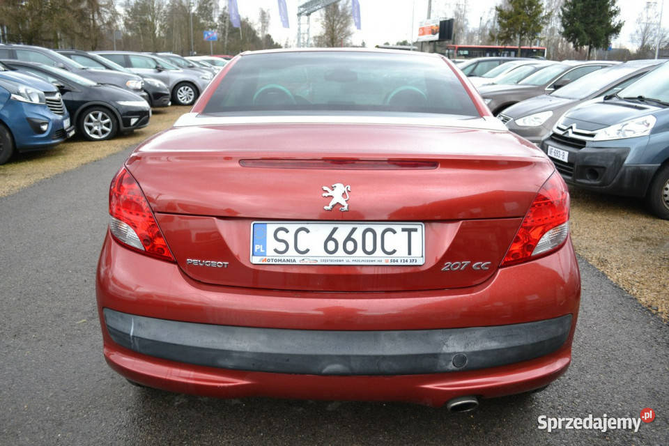 Peugeot 207 CC ładny Peugeot 207 CC 16 benzyna Częstochowa sprzedam