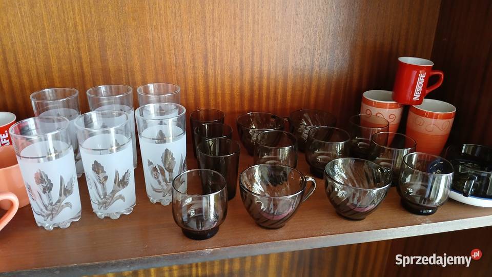 Sprzedam szklanki filiżanki kubki Zgierz sprzedam