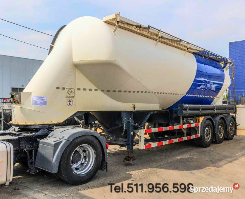 Naczepa do przrwozu cementu silos cysterna Feldbinder Cysterny