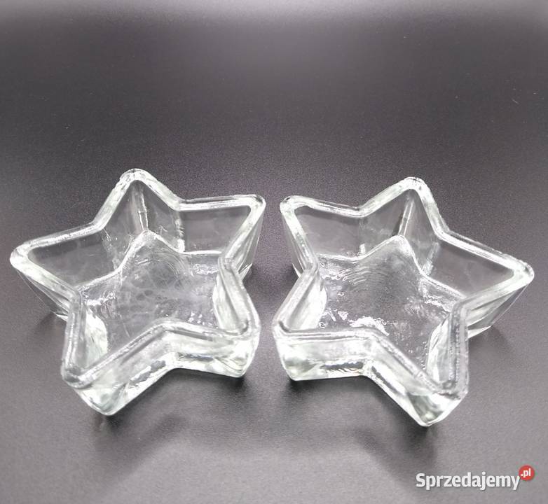 Świecznik gwiazda 2 sztuki candlestick pomorskie Gdańsk