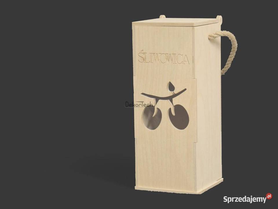 Pudełko na wino alkohol na podziękowanie prezent małopolskie Chomranice