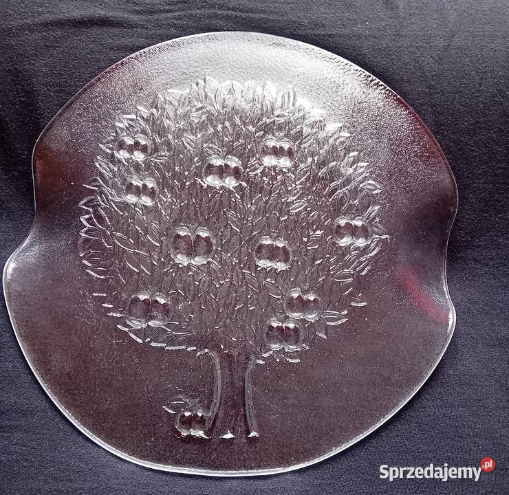 Patera Jabłoń Kosta Boda lata 70e XX w Autorka Koźminek