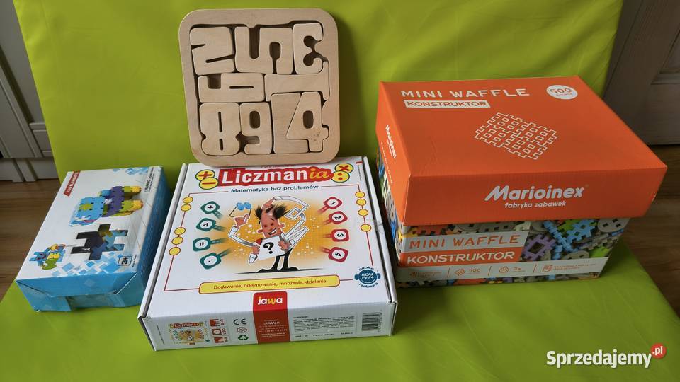 Mini Waffle Marioinex 500 sztuk Konstruktor wielkopolskie Zduny