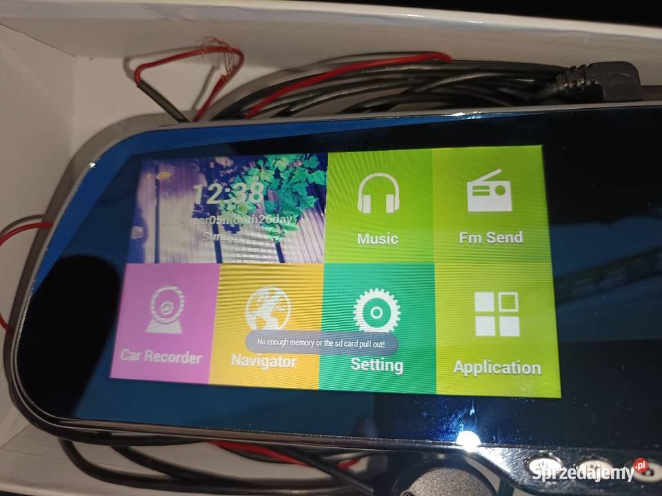 Lusterko wideorejestrator NAVI WiFi Kamera Radlin