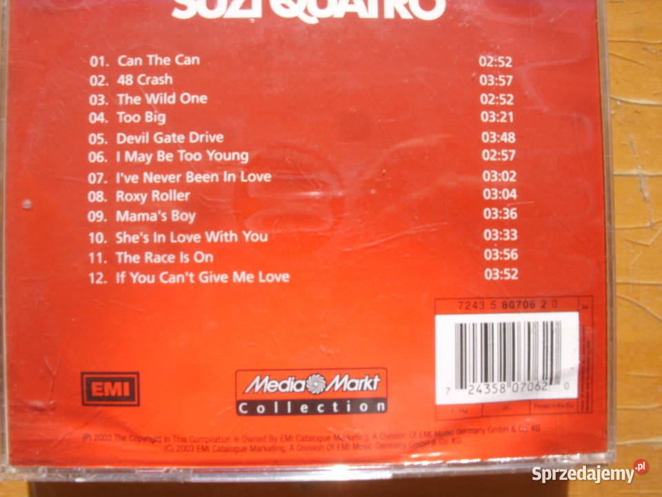 PLYTA CD SUZI QUATRO CAN THE CAN Wołów