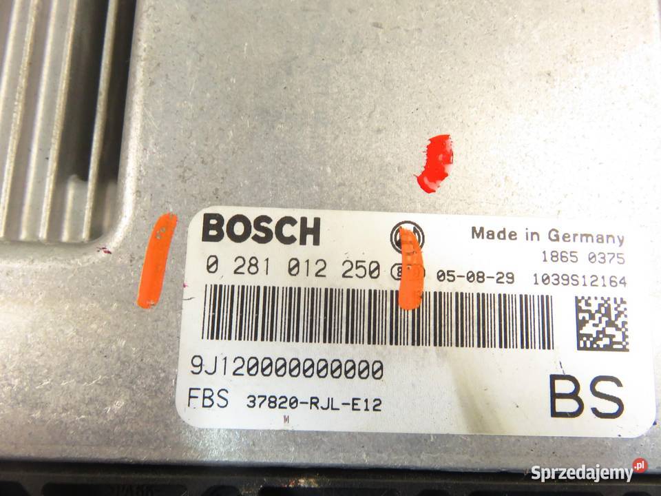 STEROWNIK HONDA FRV BE 22 i CTDi 140 N22A1