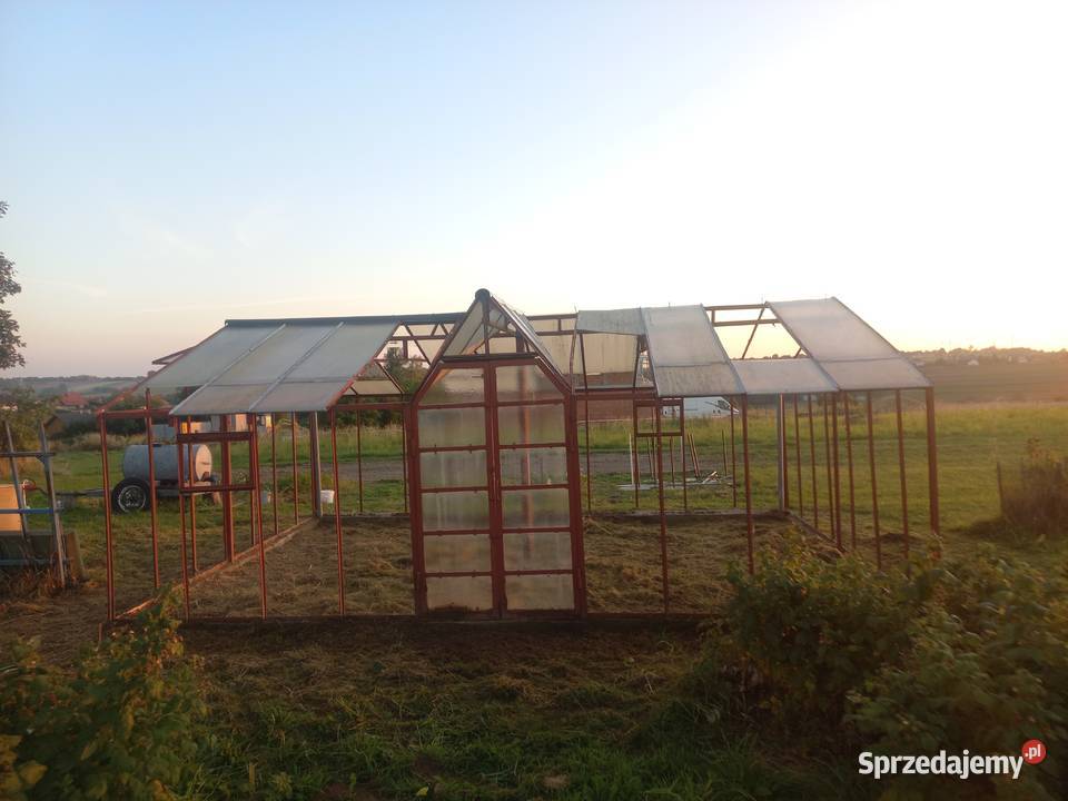 Szklarnia ogrodowa 6x4 m sprzedam