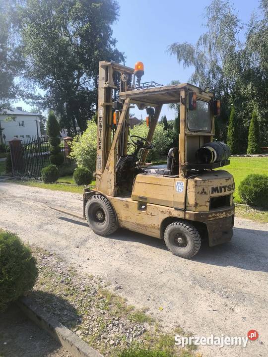 Mitsubishi FG15 gaz Wózki widłowe Klimontów