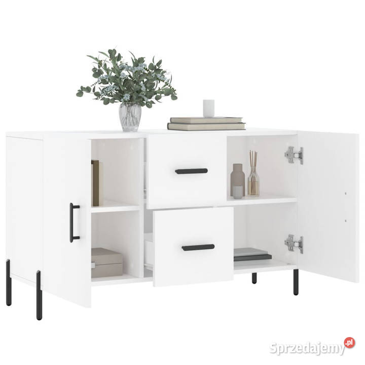 Komoda biała 100x36x60 materiał drewnopochodny Komody mazowieckie Warszawa