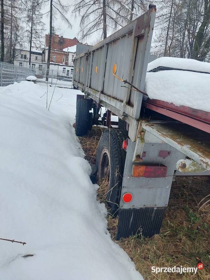 Przyczepa cięzarowa rolnicza burtowe