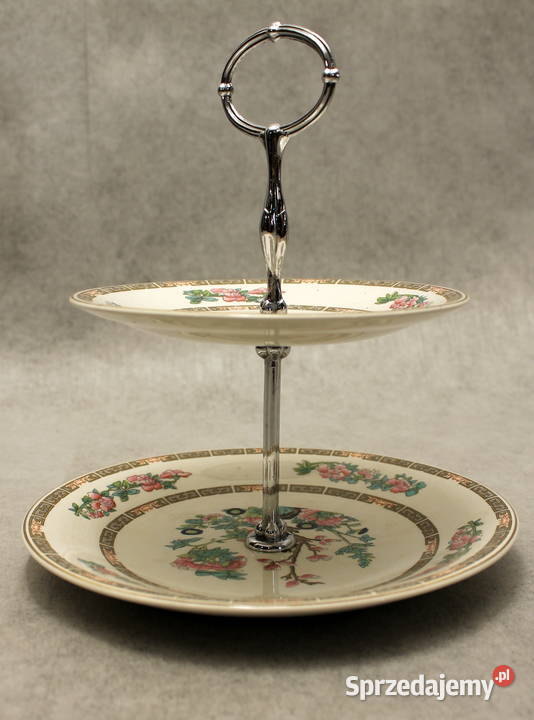 Wedgwood Etażerka II poziomowa ciasto owoce Patery Stargard sprzedam