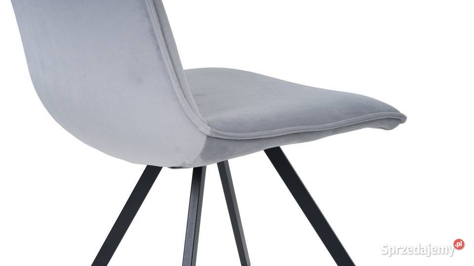 Krzesło Metalowe Nogi Welur Polski Producent 48cm mazowieckie Warszawa sprzedam