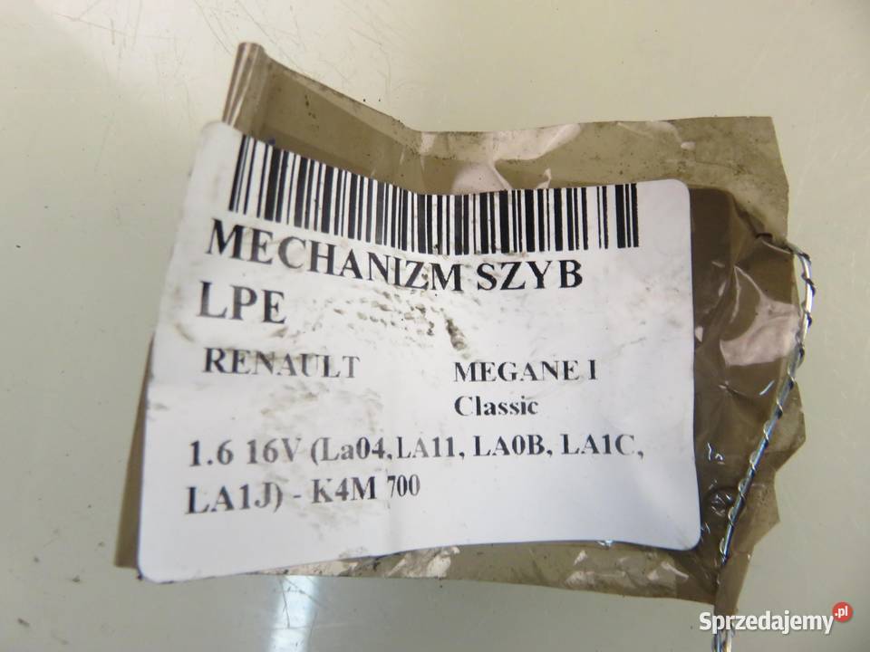 PODNOŚNIK SZYBY LEWY PRZEDNI RENAULT MEGANE I sprzedam