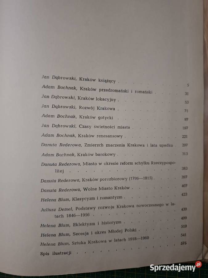 Kraków jego dzieje i sztuka Arkady małopolskie