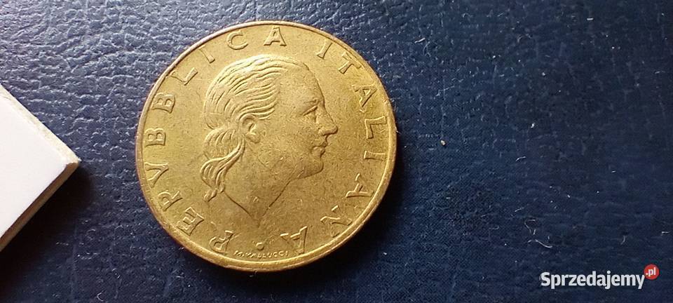Stare monety 200 lir 1989 Włochy