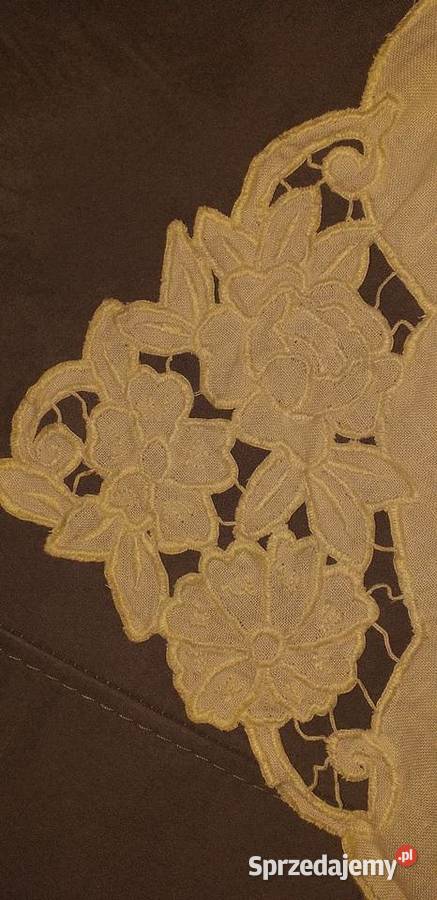 Obrus kolor zolty blady