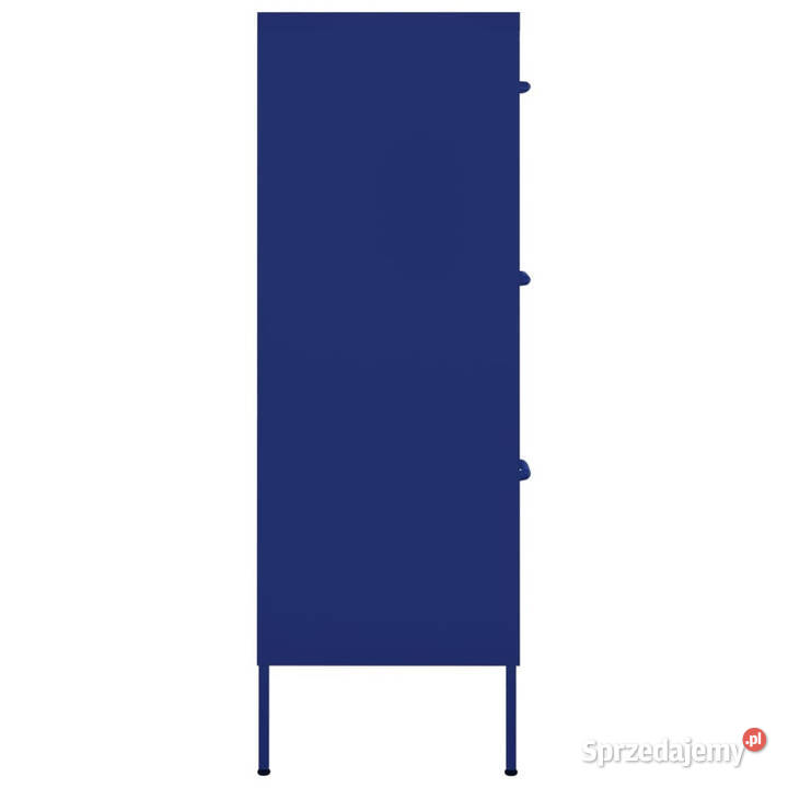 Szafka z szufladami granatowa 80x35x1015 stalowa Dom i Ogród Warszawa