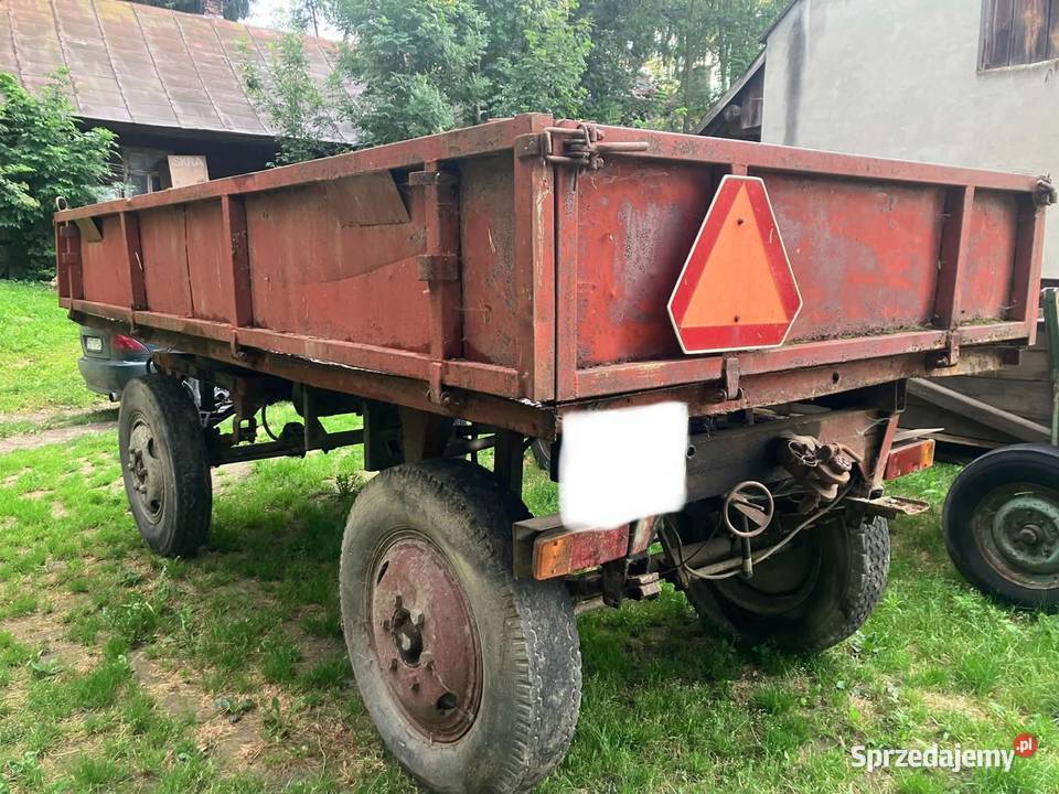 Przyczepa Autosan wywrotka z hamulcami Przyczepy rolnicze Lutoryż sprzedam