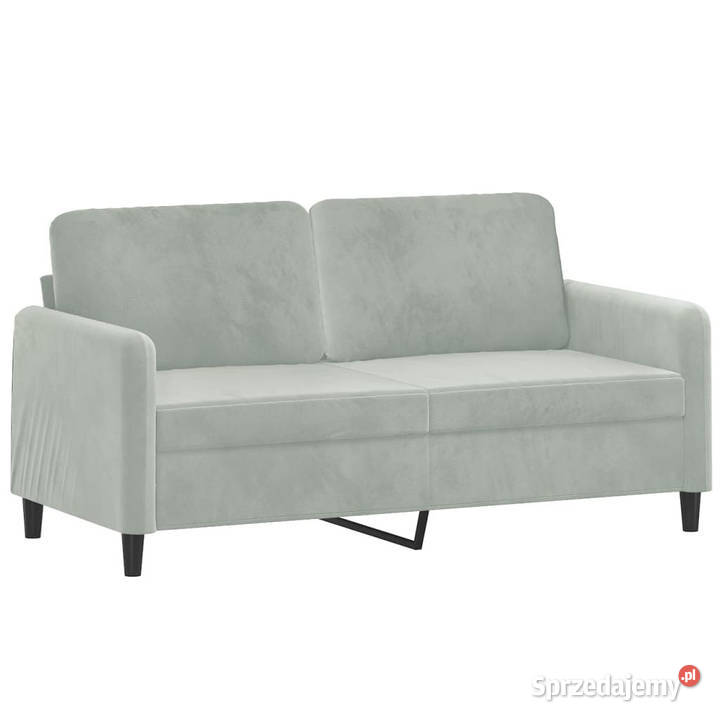 Sofa 2osobowa jasnoszara 140 tapicerowana Dom i Ogród Warszawa