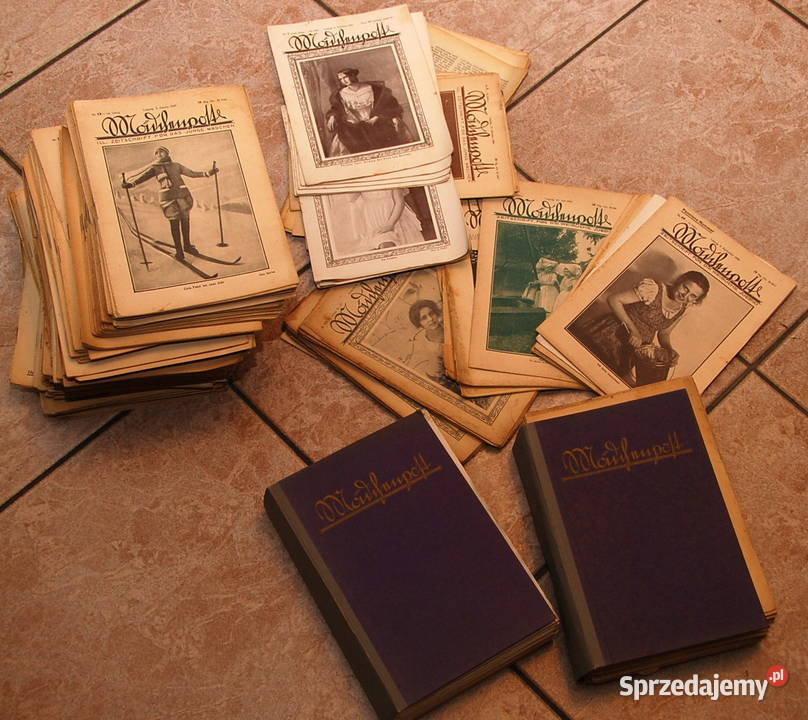 zabytkowa gazeta poczta młodej dziewczyny Warszawa