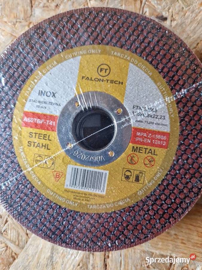 Tarcza do cięcia metalu 125x12mm Falon Tech Inox Głogowa