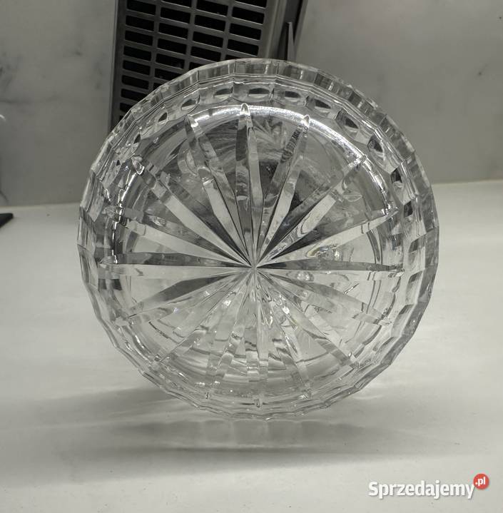 Wazon dzbanek kryształowy z lat PRLu łódzkie