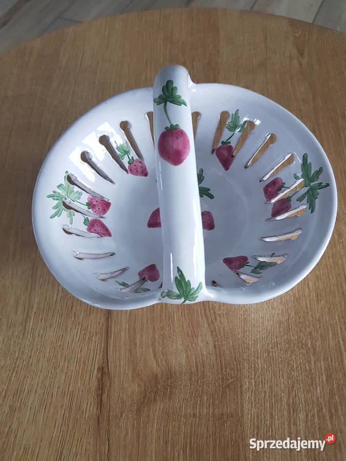 Koszyczek z porcelany wielkopolskie